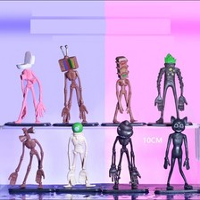 8pcs Siren Head Action Figure