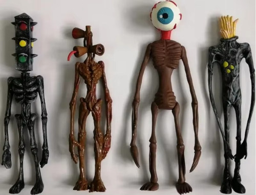 4pcs siren head action figure - siren,