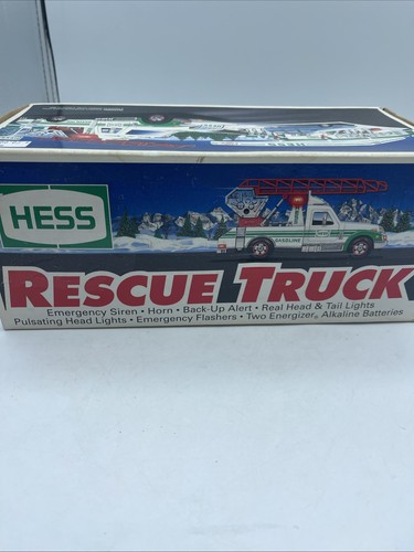Hess toy rescue truck - hess,