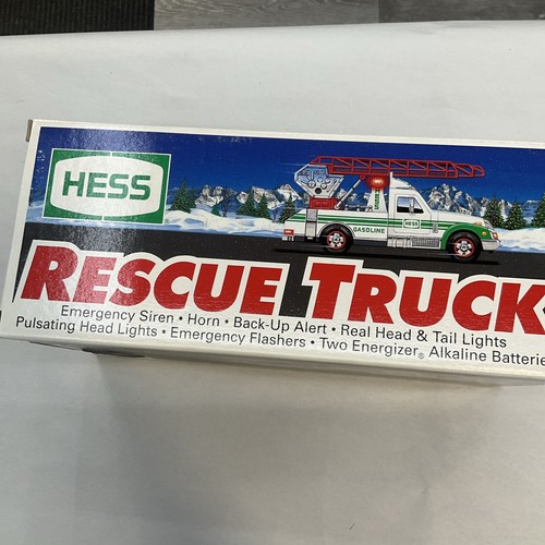 Hess 1994 rescue truck toy - hess,